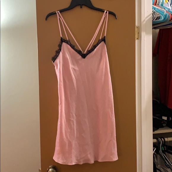 GUC Blush Pink Vintage Strappy Slip Dress (L) •Final Price unless Bundled* - Picture 2 of 9